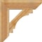 Ekena Millwork Merced Slat Rough Sawn Bracket w/ Offset Brace, Western Red Cedar, 8"W x 28"D x 28"H BKT0806X28X28MRC06RWR - alternate 2